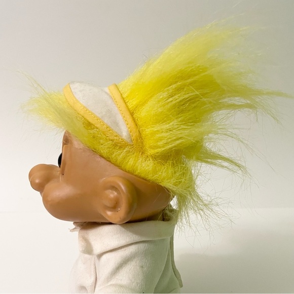 Vintage Russ Trolls Golf Pro Troll dressed with Golf Club Outfit Visor - Picture 6 of 16